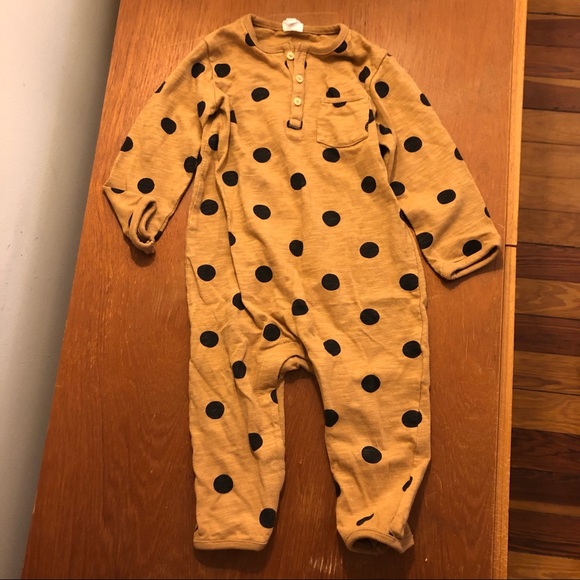 H&M Slub Jersey Brown and Polka Dot Set - Picture 4 of 5